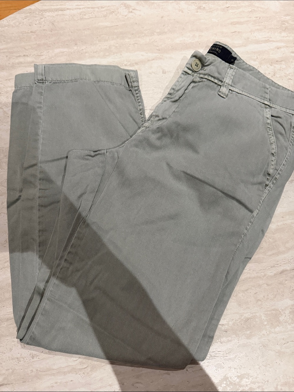 Classic Light Green Chino Pants